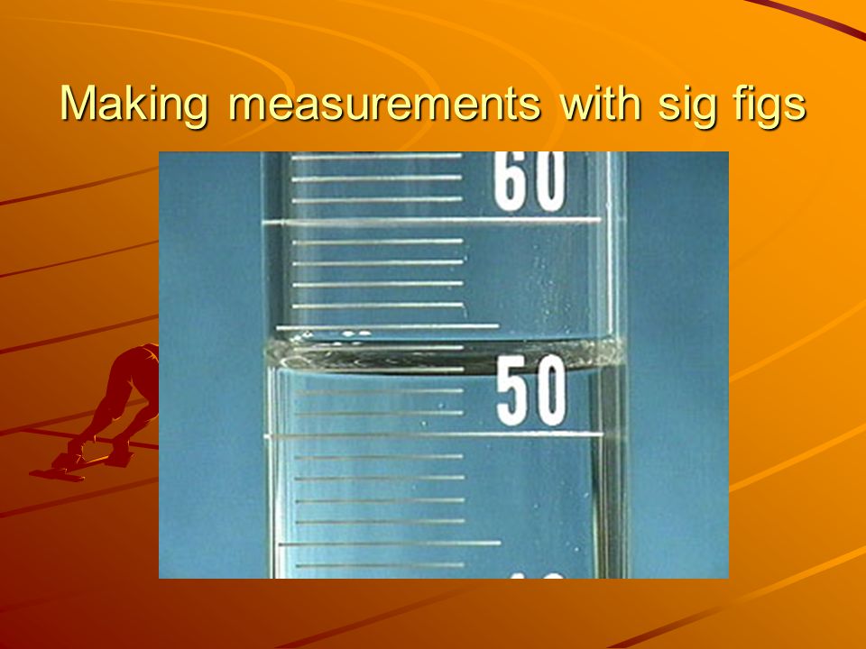 Making measurements with sig figs