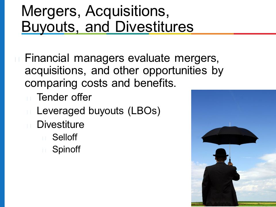 Buyouts, and Divestitures