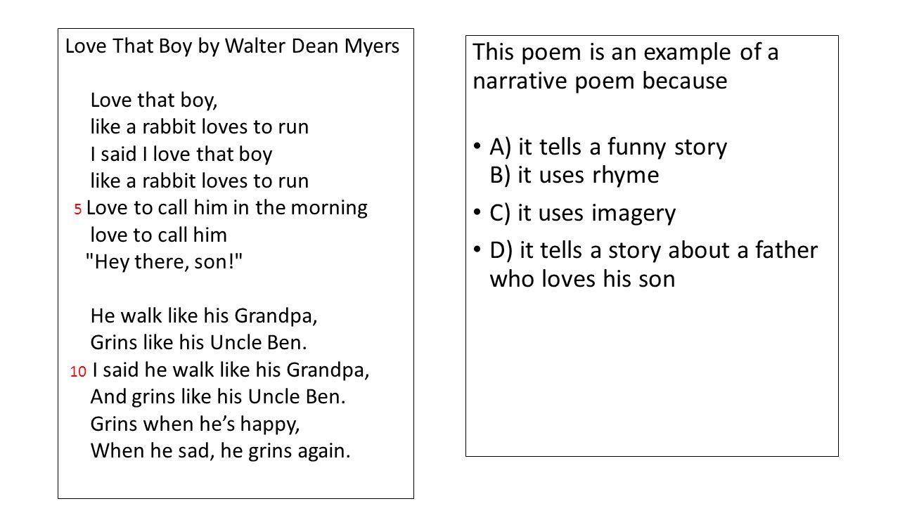 Love That Boy By Walter Dean Myers Ppt Video Online Download