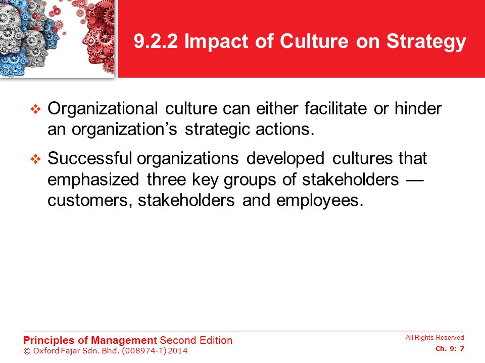 9.2.2 Impact of Culture on Strategy