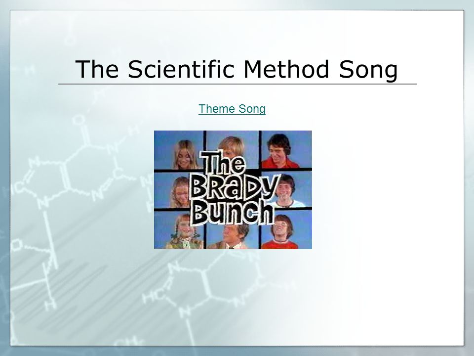 The Scientific Method Song