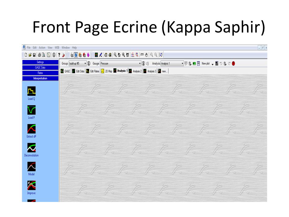 DST Analysis Using Ecrine Kappa Saphir. - ppt download