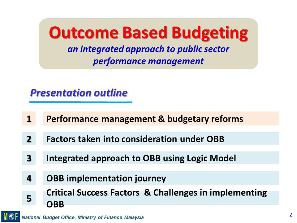 Outcome Based Budgeting Ppt Video Online Download