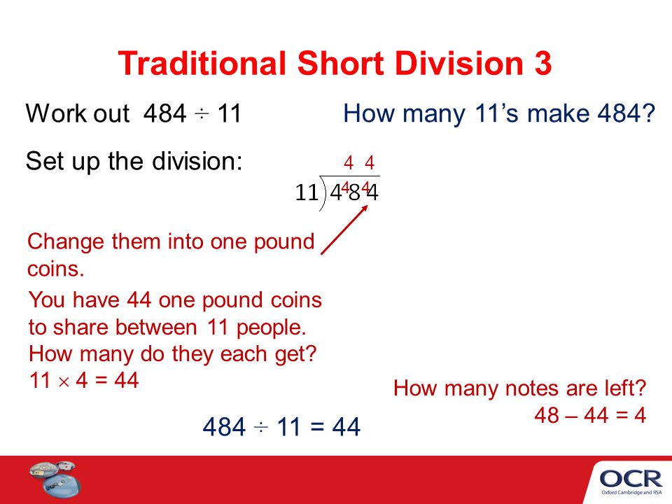 Traditional Short Division 3