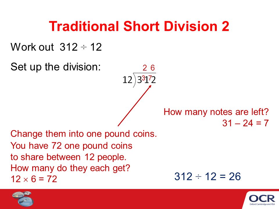 Traditional Short Division 2