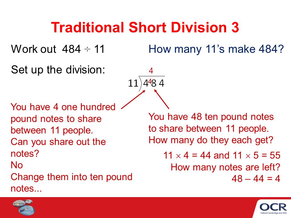 Traditional Short Division 3