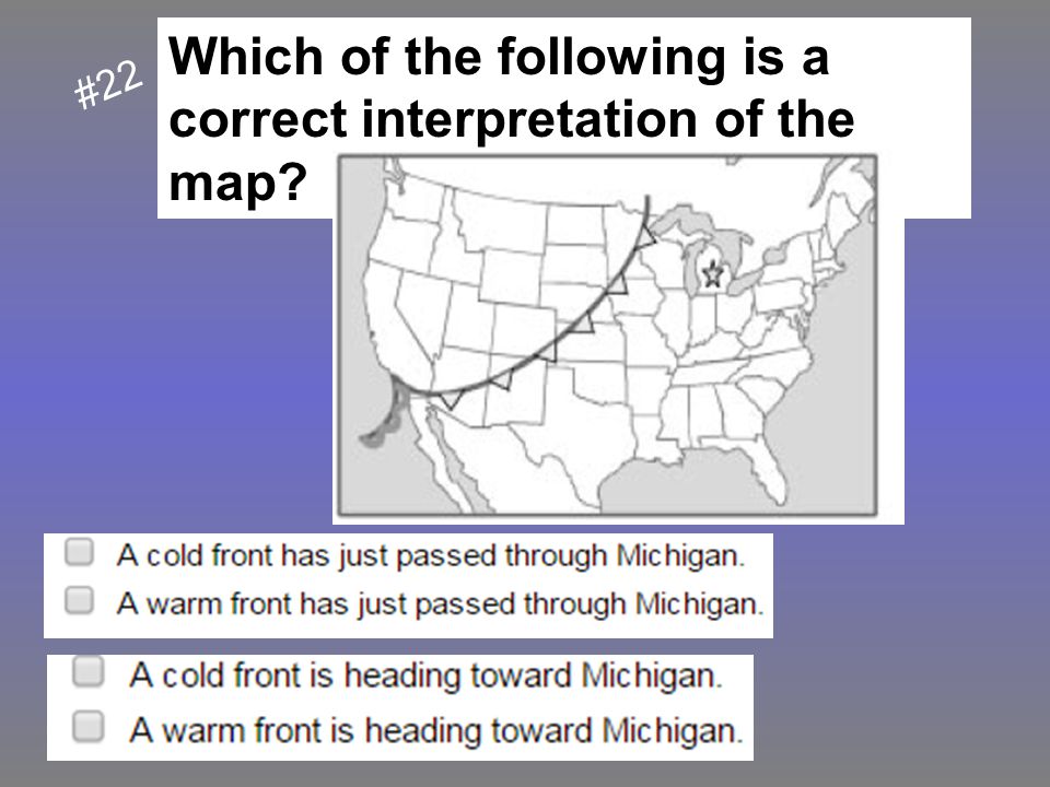 Which of the following is a correct interpretation of the map