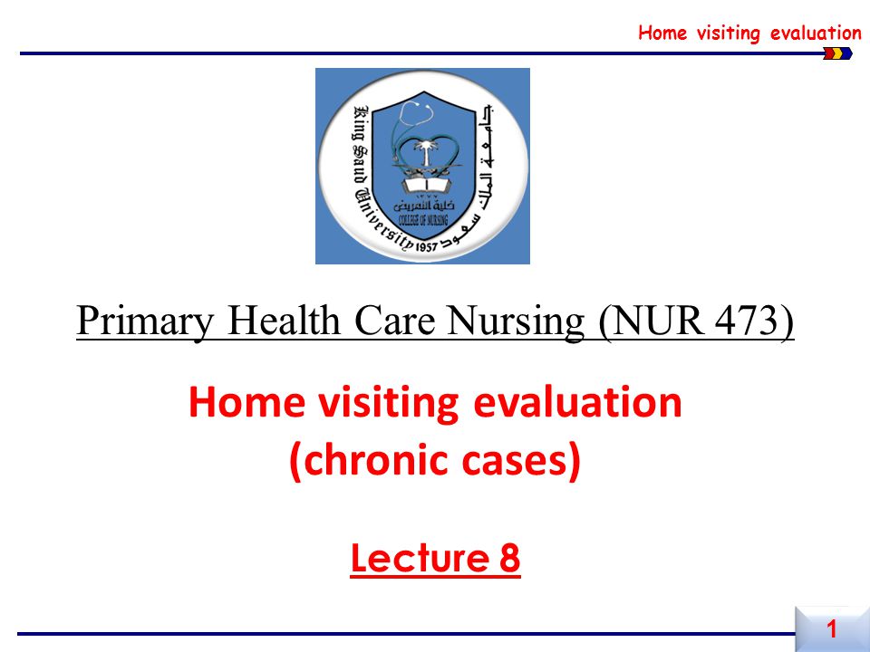 Home visiting evaluation