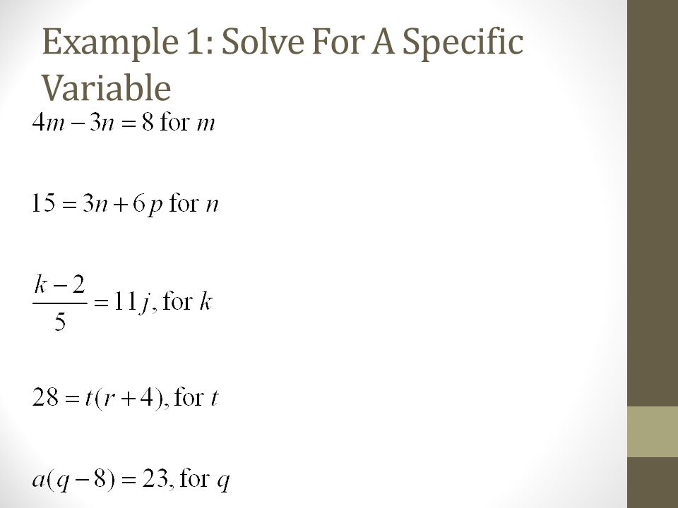 Literal equations worksheet answer key