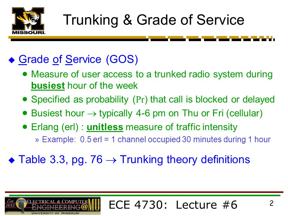 How To Read Erlang B Chart