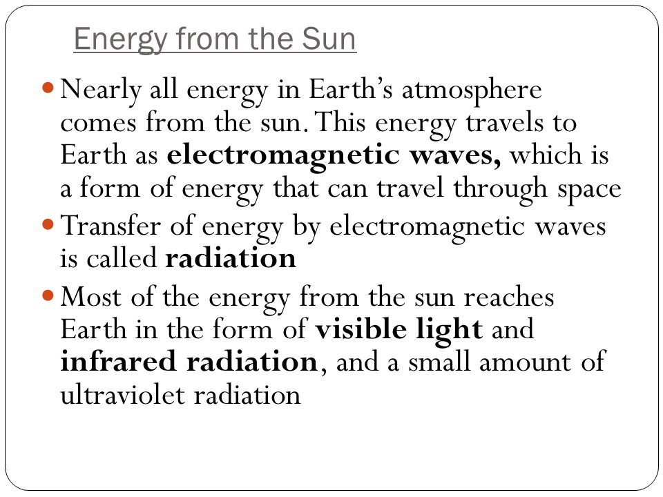 Transfer of energy by electromagnetic waves is called radiation