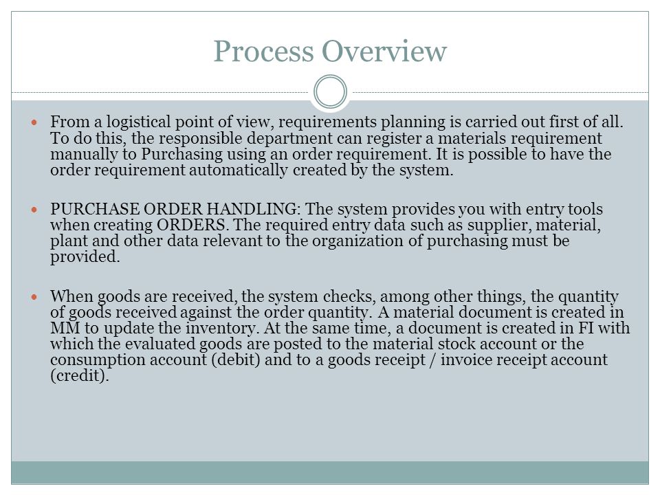 Process Overview