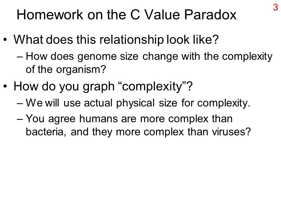 The C Value Paradox The C Value Ppt Video Online Download