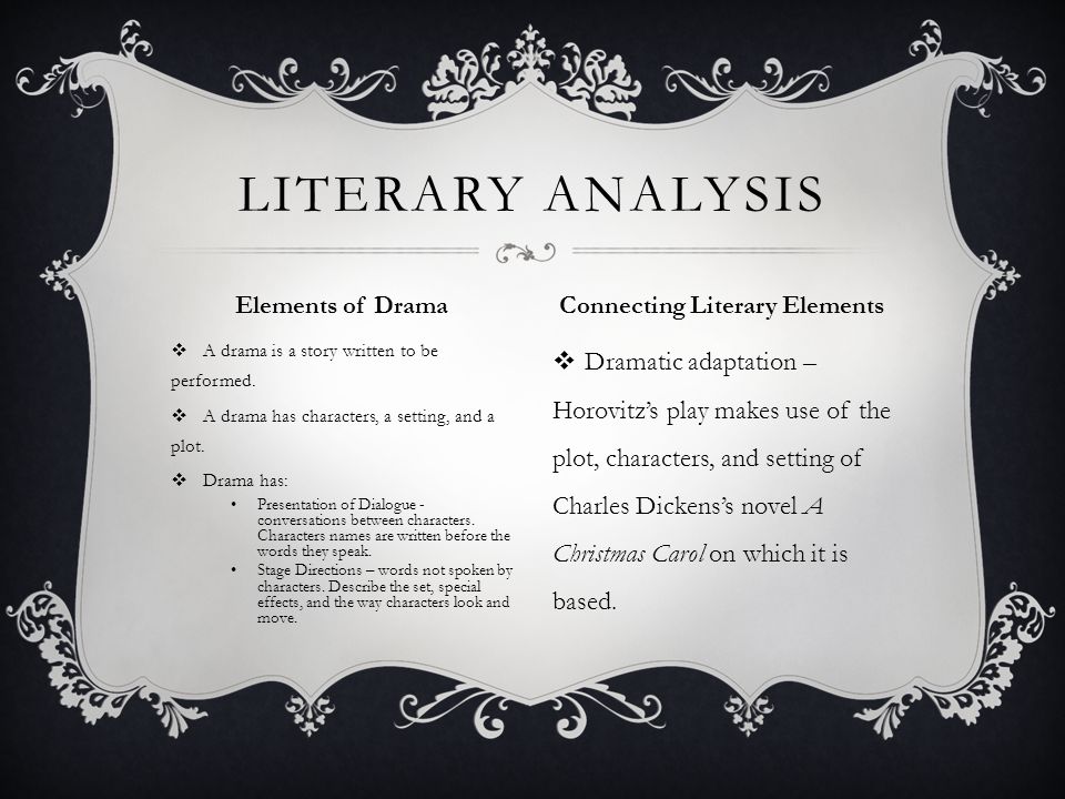 Connecting Literary Elements