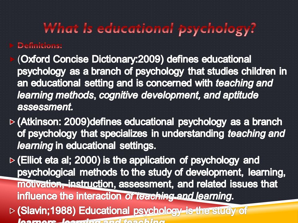 What Is educational psychology