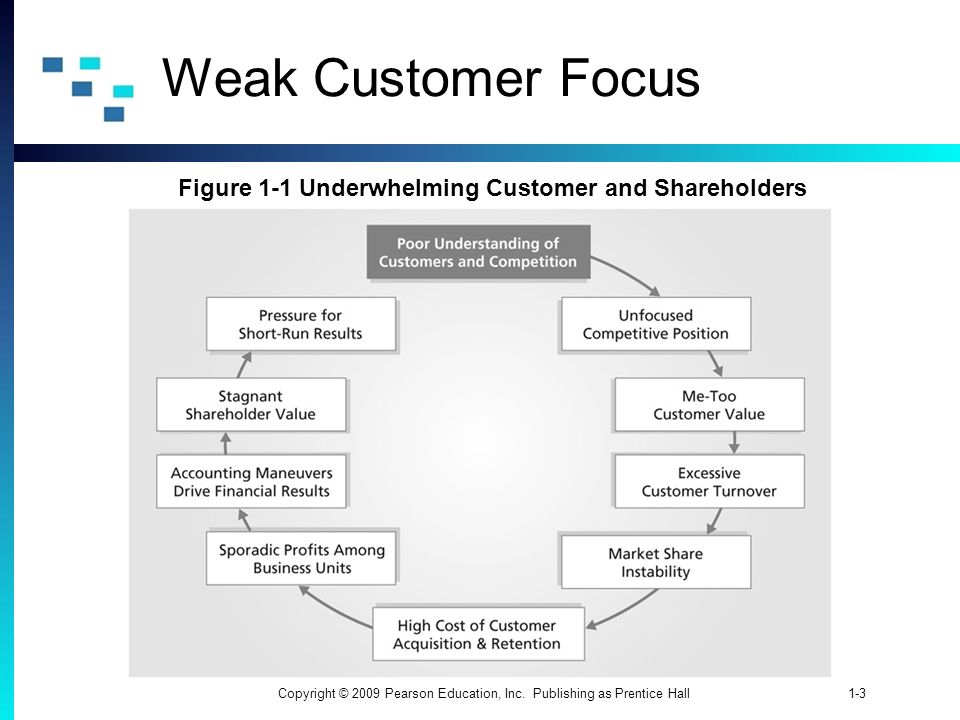 Figure 1-1 Underwhelming Customer and Shareholders
