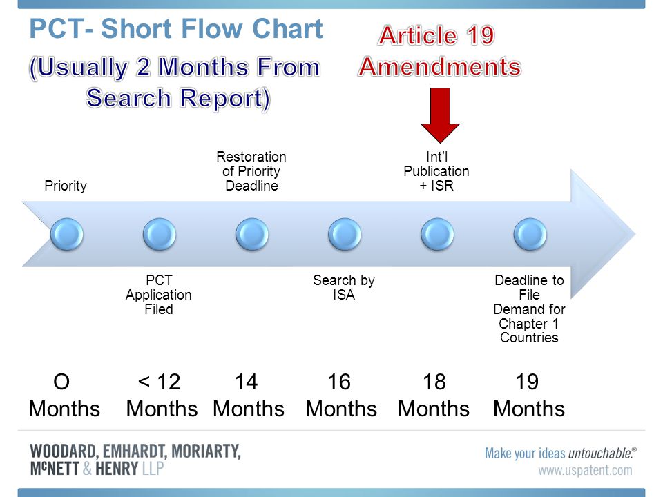 Pct Patent Process Flow Chart
