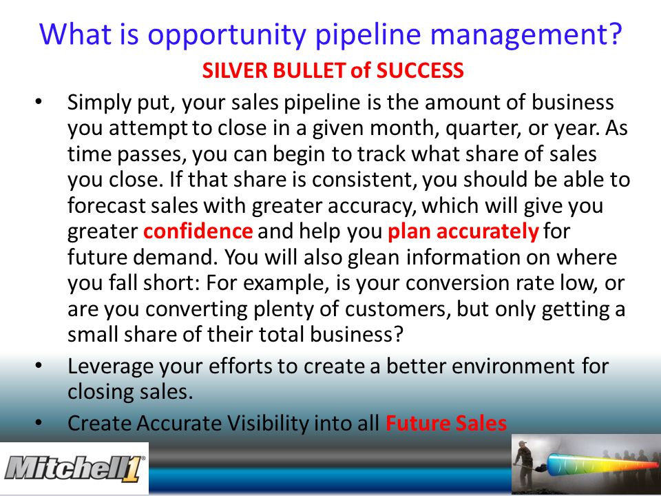 What is opportunity pipeline management