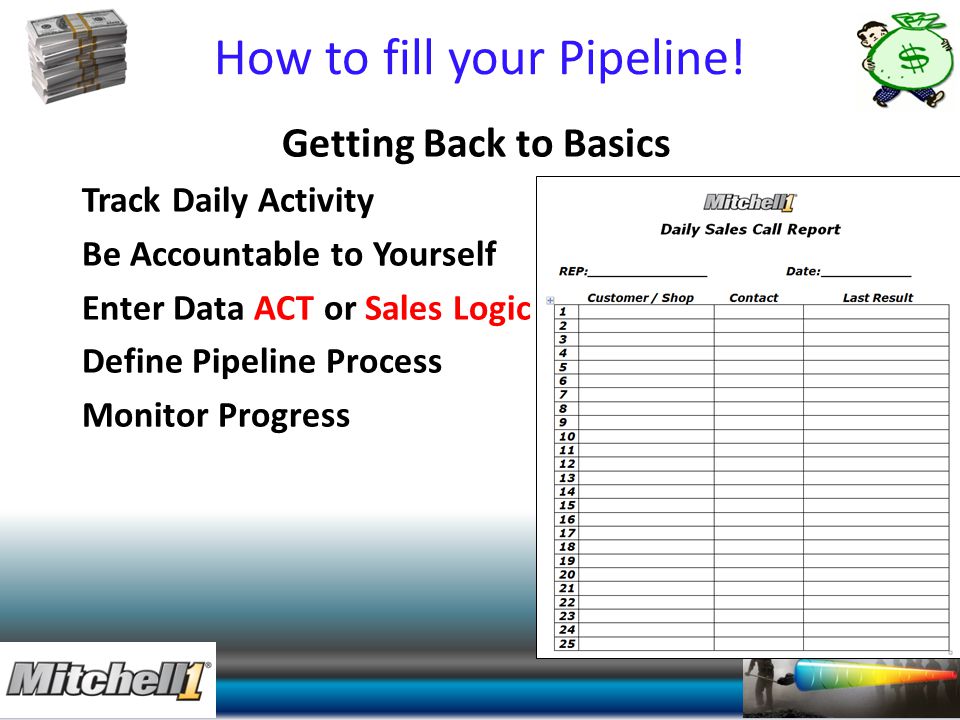 How to fill your Pipeline!