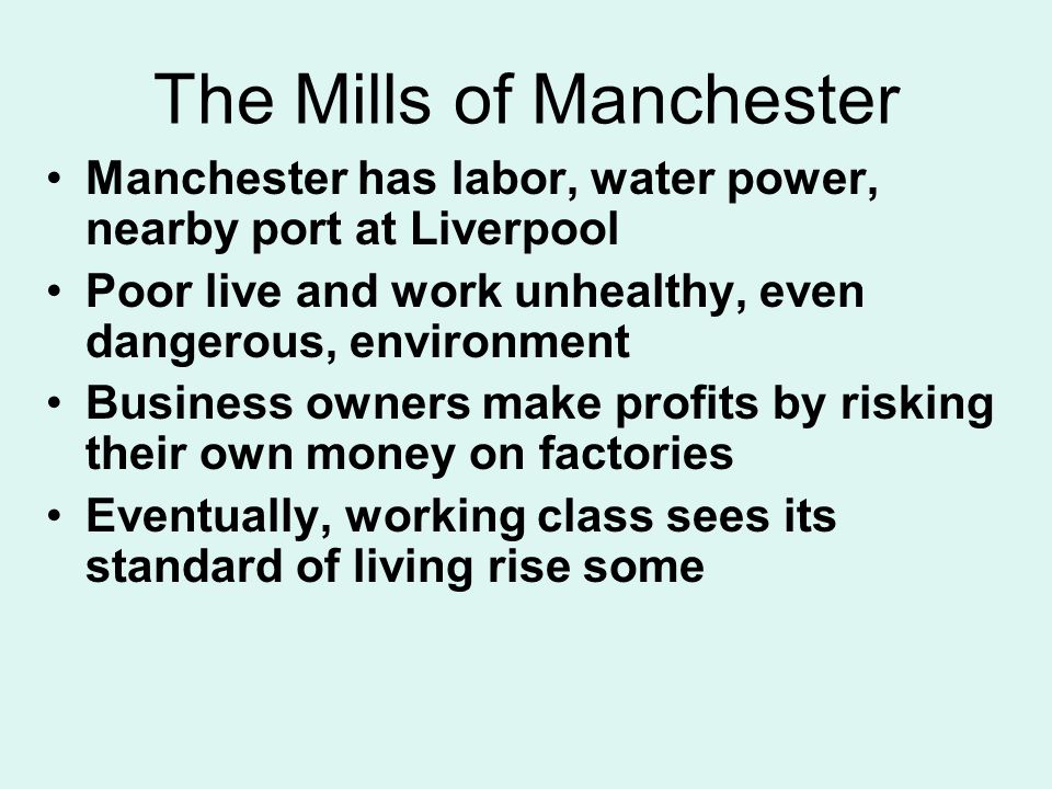 The Mills of Manchester