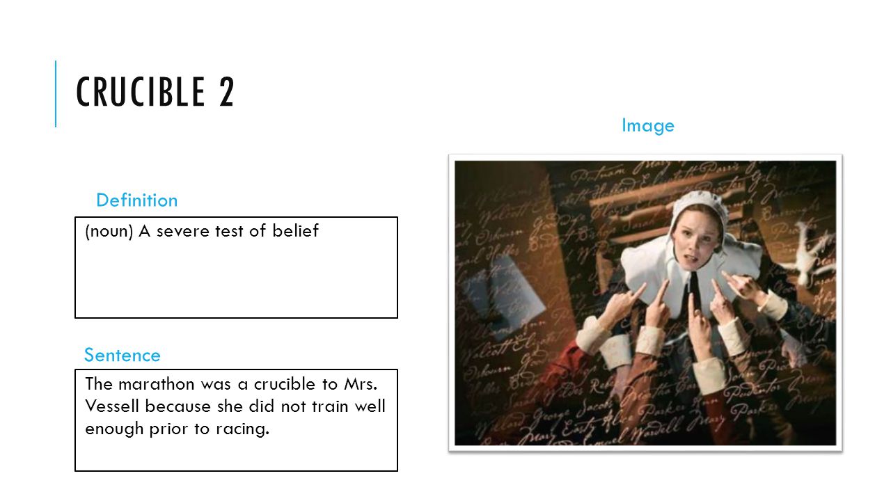 The Crucible Vocabulary. - ppt video online download