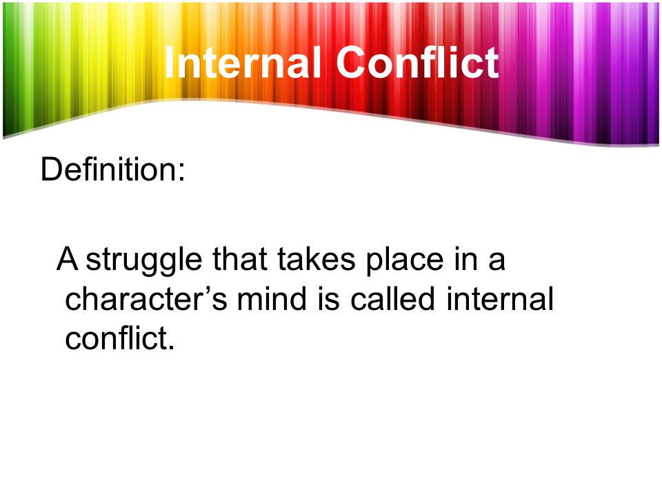 Internal Conflict Definition: