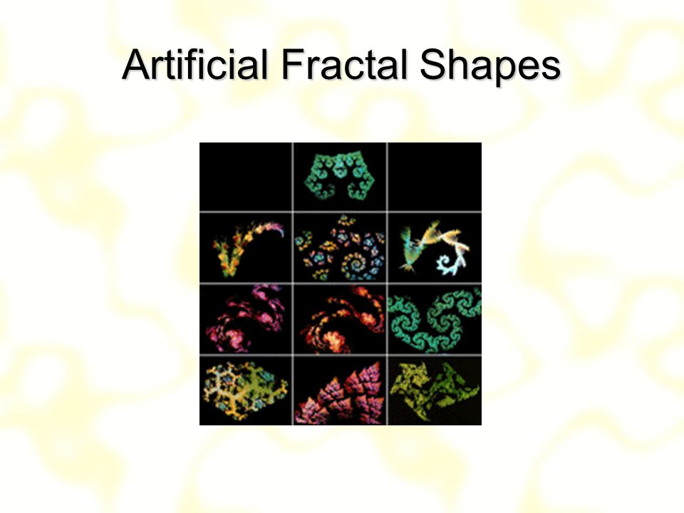 Artificial Fractal Shapes