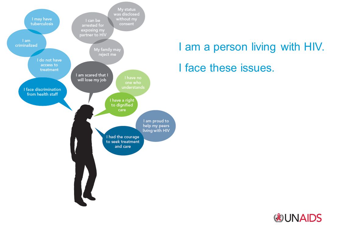 I am a person living with HIV.