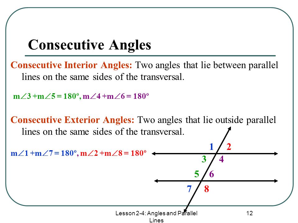 Parallel Lines Transversals Angles Ppt Video Online