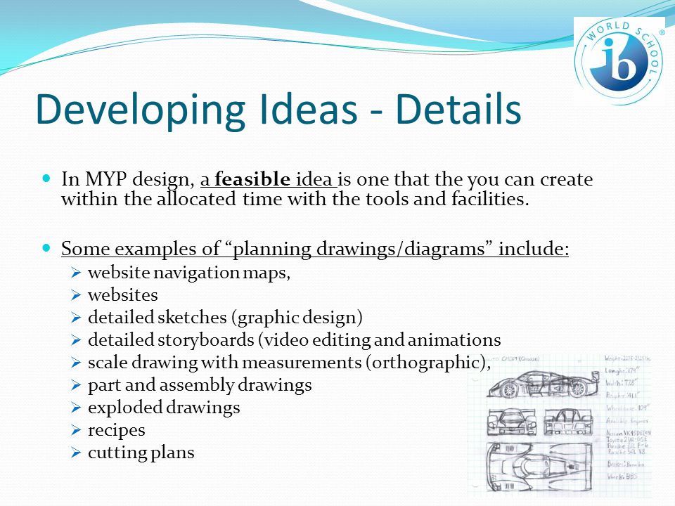 Developing Ideas - Details