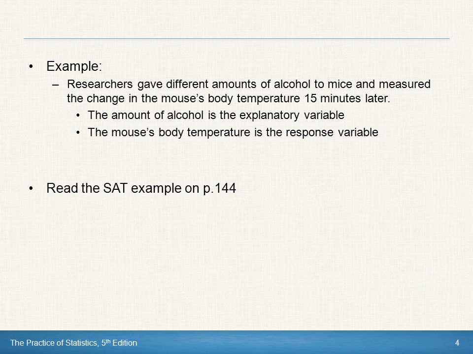 Read the SAT example on p.144