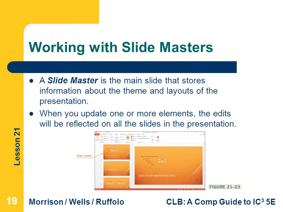 Working with Slide Masters