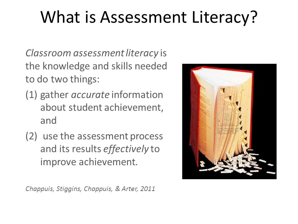 What is Assessment Literacy