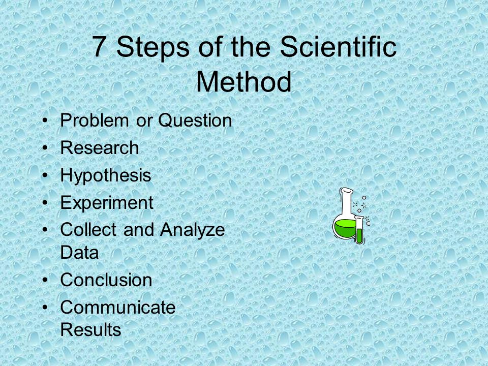 7 Steps of the Scientific Method
