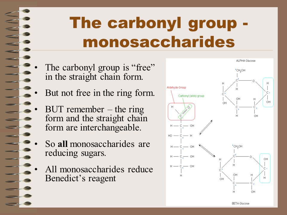 The carbonyl group - monosaccharides
