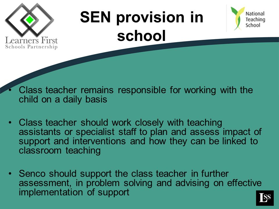 SEN provision in school