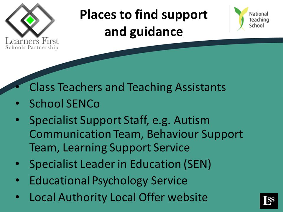 Places to find support and guidance