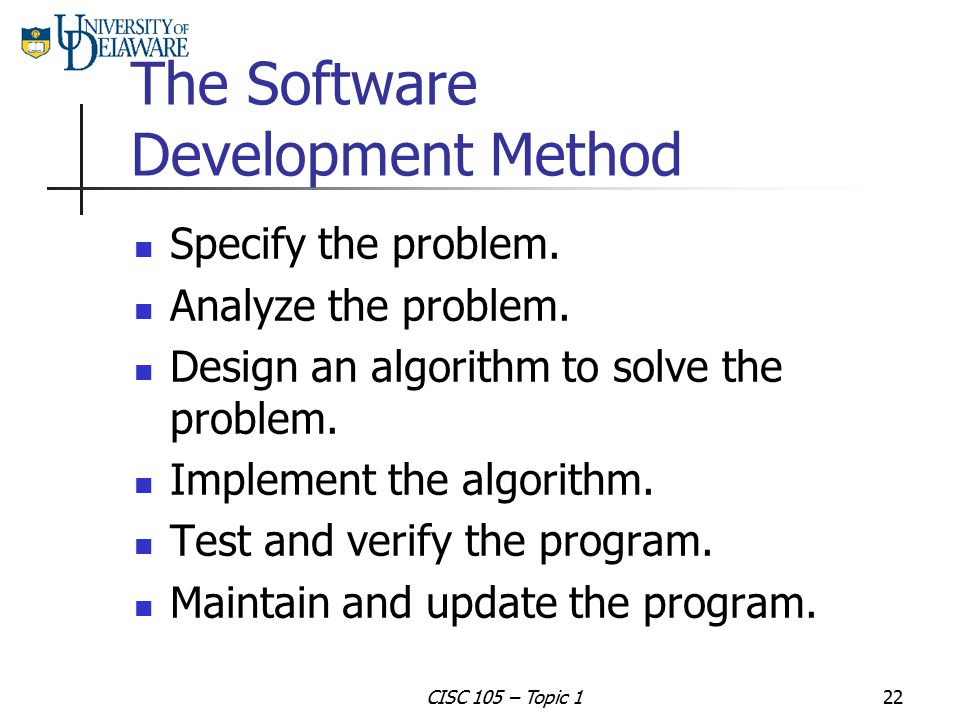 The Software Development Method
