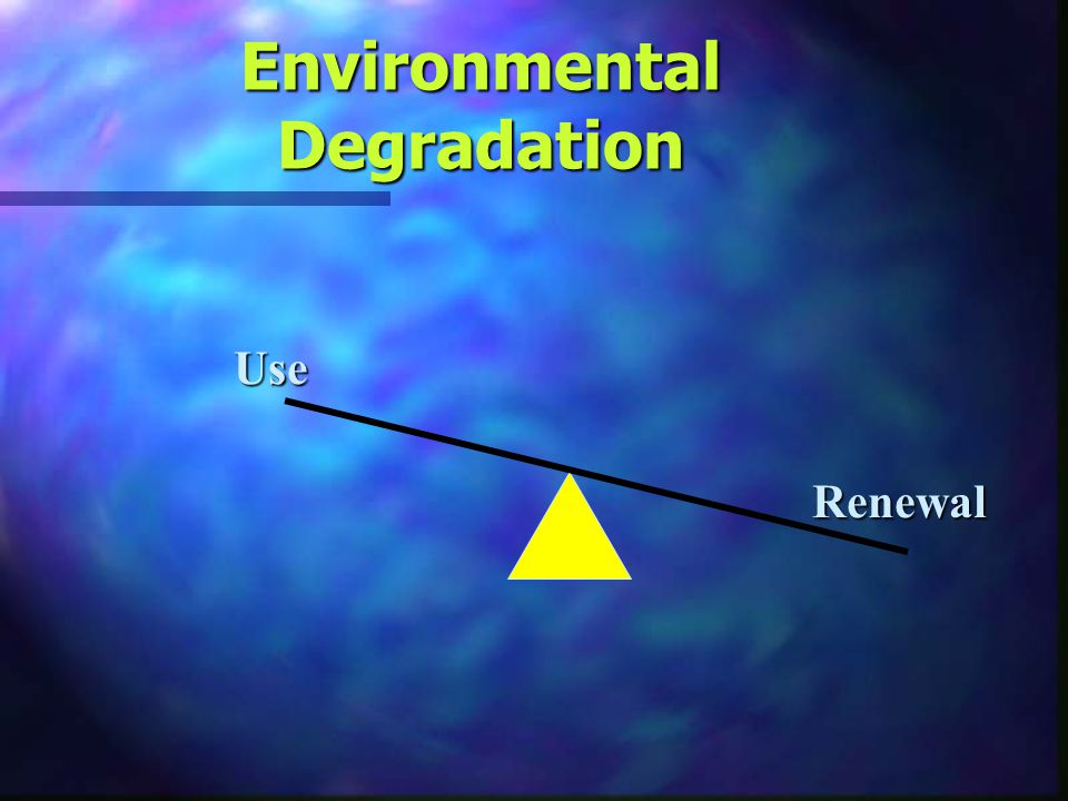 Environmental Degradation