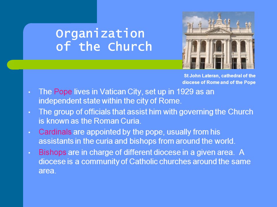 Organization of the Church