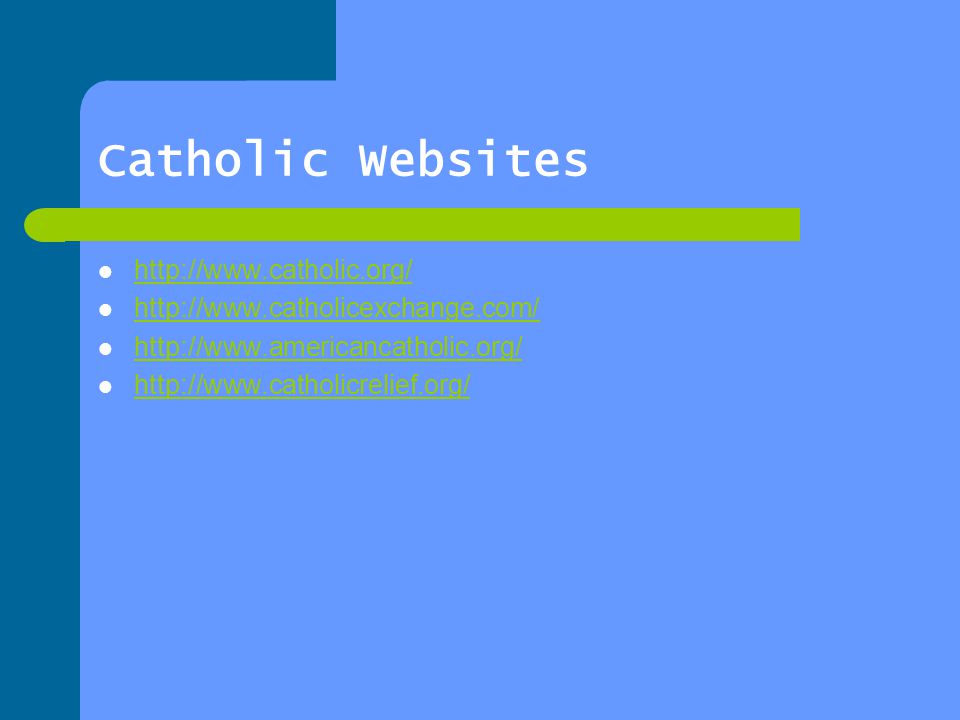 Catholic Websites