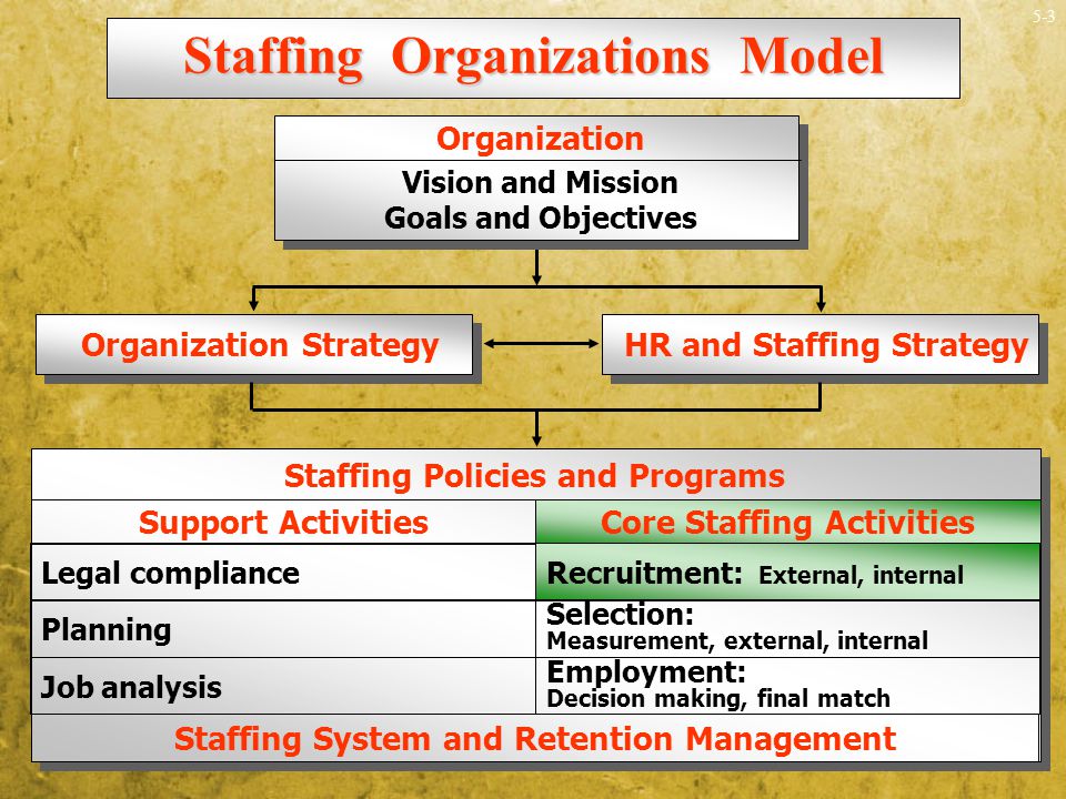 Staffing Organizations Model