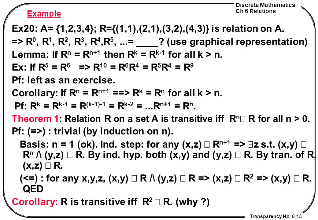 Chapter 6 Relations Ppt Download