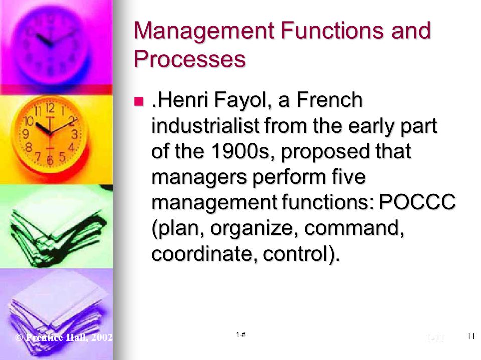 Management Functions and Processes