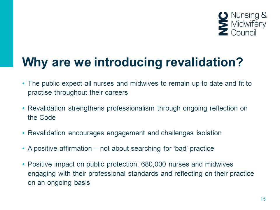 Why are we introducing revalidation