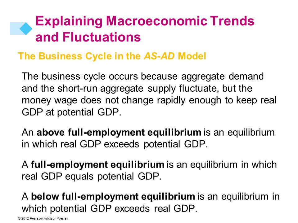 Explaining Macroeconomic Trends and Fluctuations
