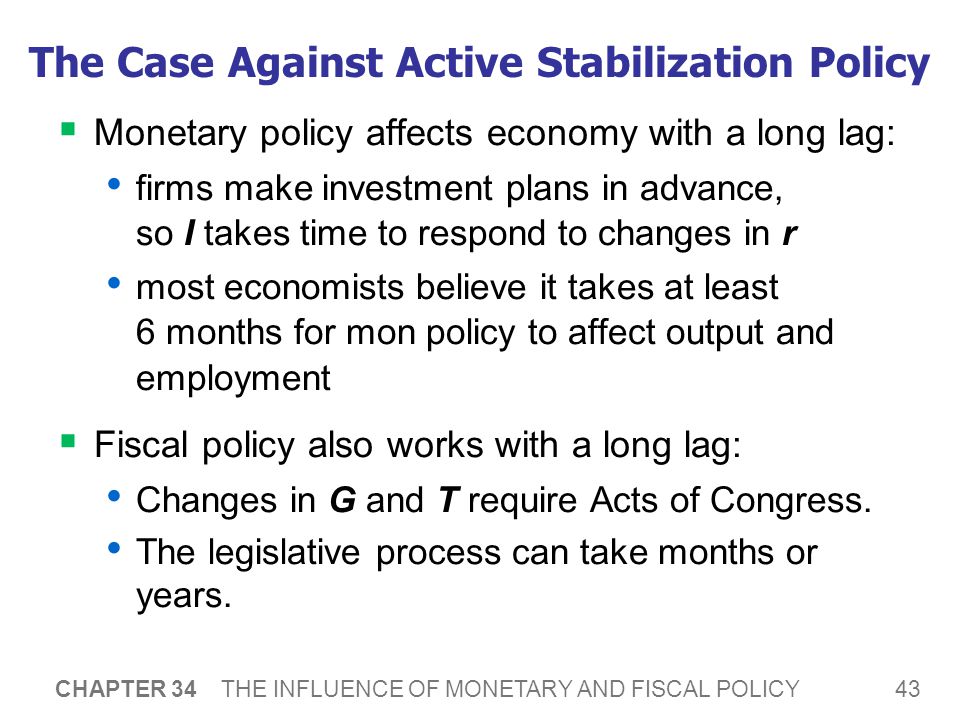 The Case Against Active Stabilization Policy