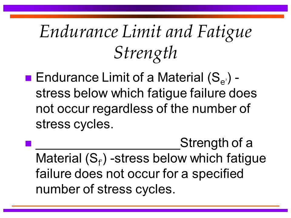 Chapter 6 Fatigue Failure Theories - ppt download