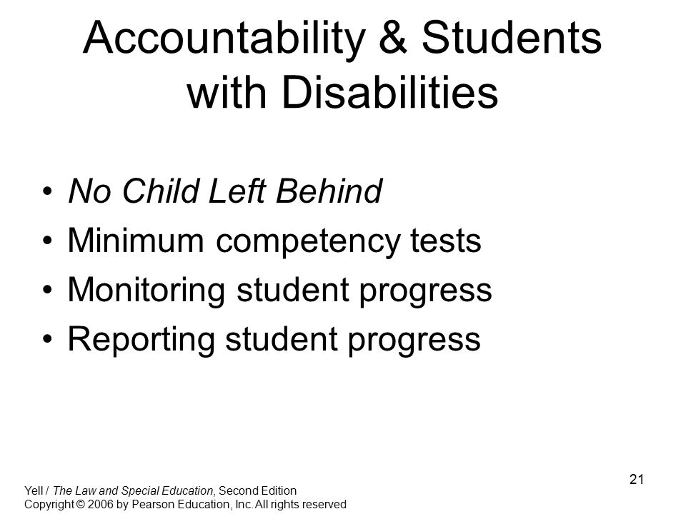 Accountability & Students with Disabilities