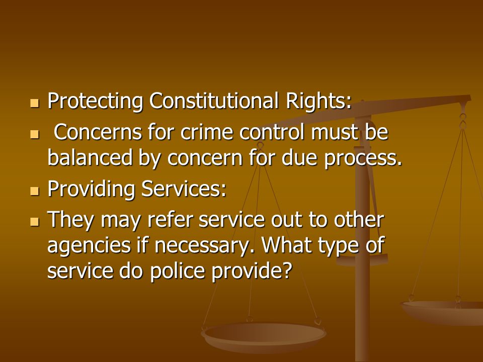 Protecting Constitutional Rights:
